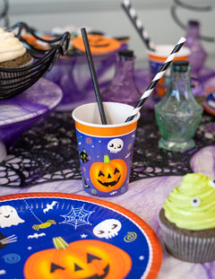 Decoração Halloween Louças reutilizável e descartável