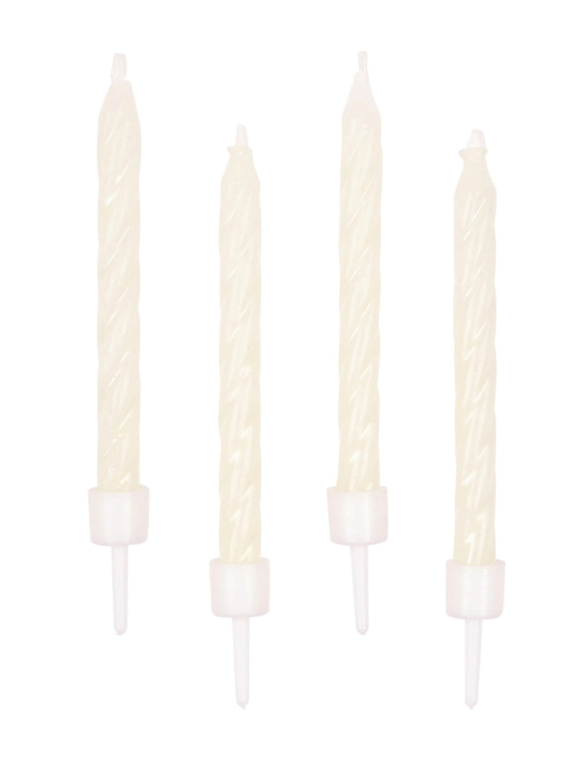 velas fosforescentes para festa brancas torcidas