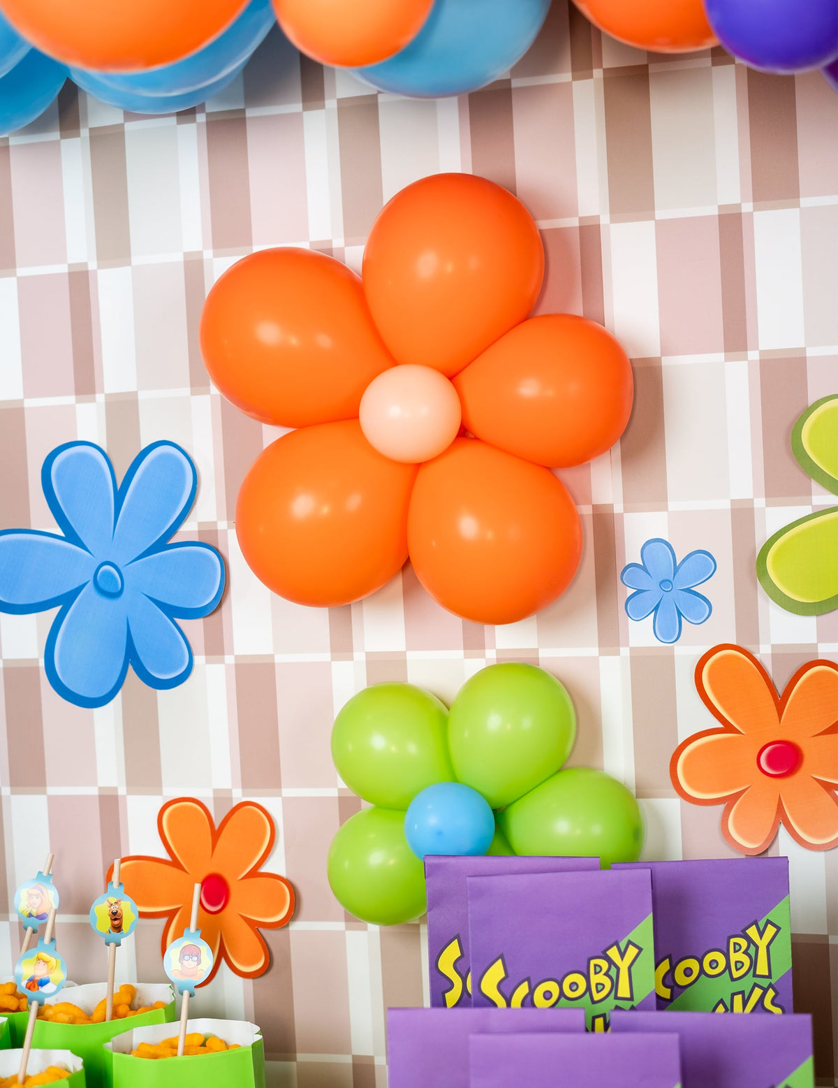 Composition en forme de fleur du ballon de baudruche pour décoration de fête