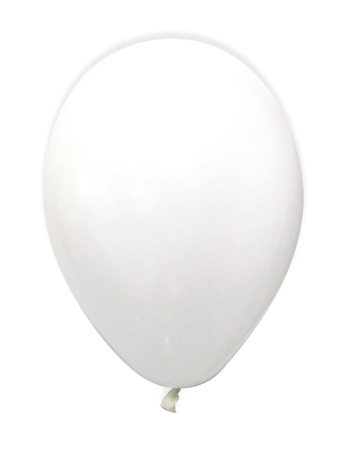 Ballons métallisés pour fête blancs
