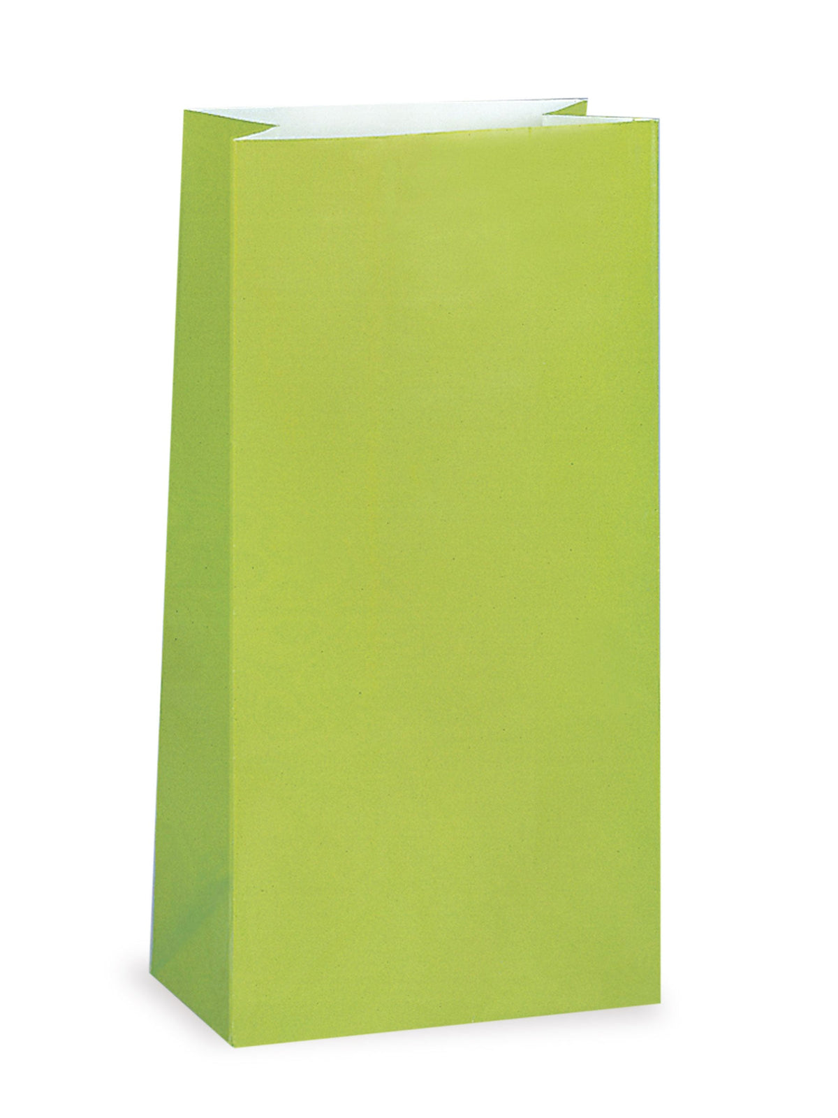 Sacs à cadeaux en papier pour anniversaire vert citron