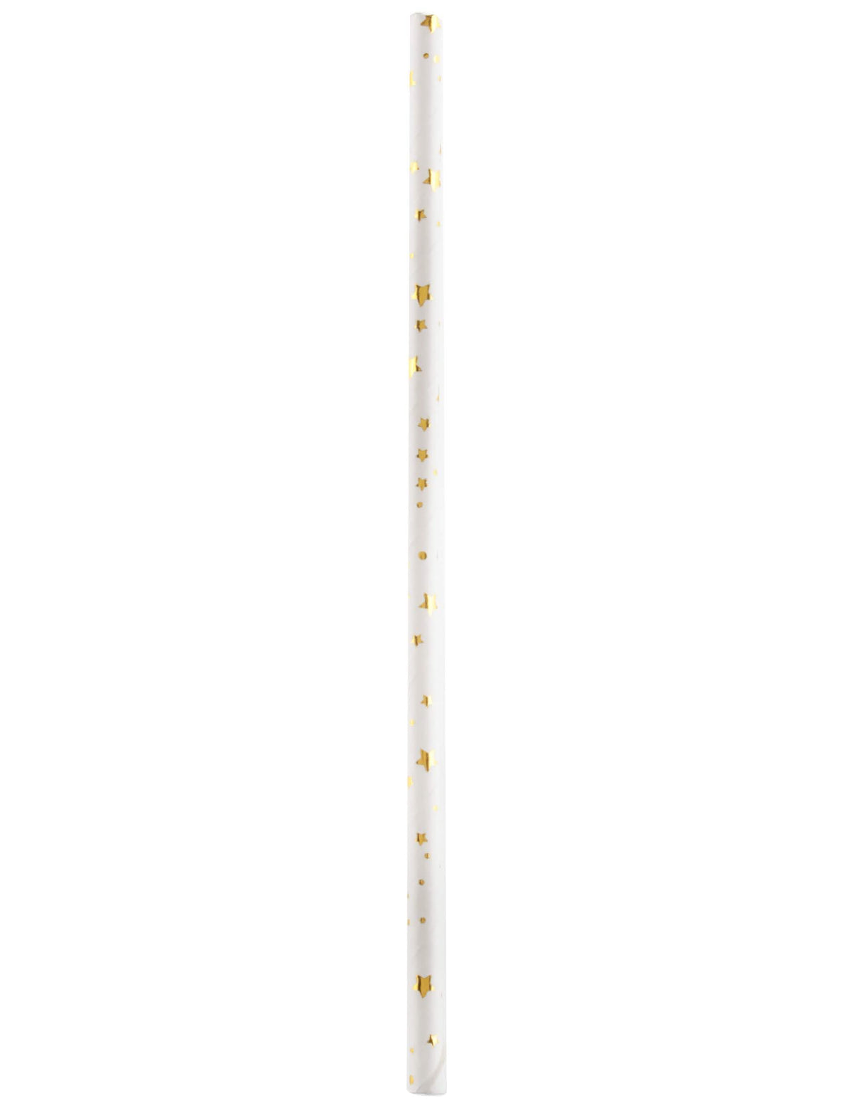 palhinhas parabéns para decoração de mesa branco e dourado metalizado com estrelas