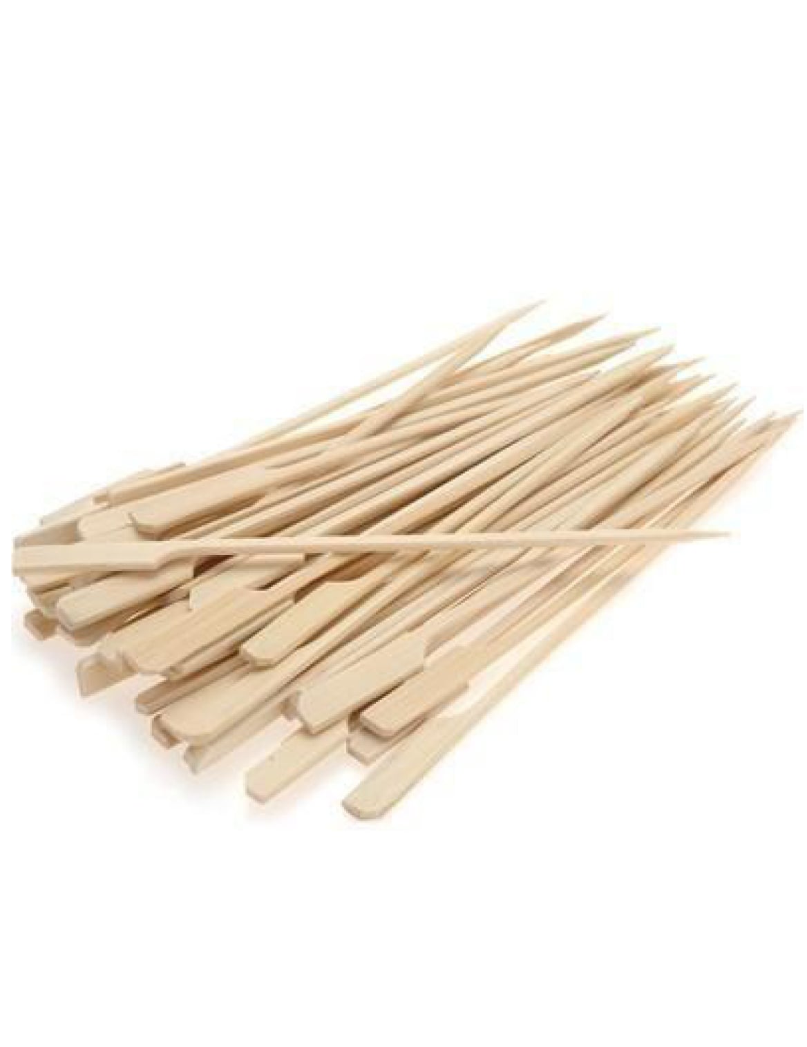 Piques en bambou pour brochettes et cocktails couleur naturelle