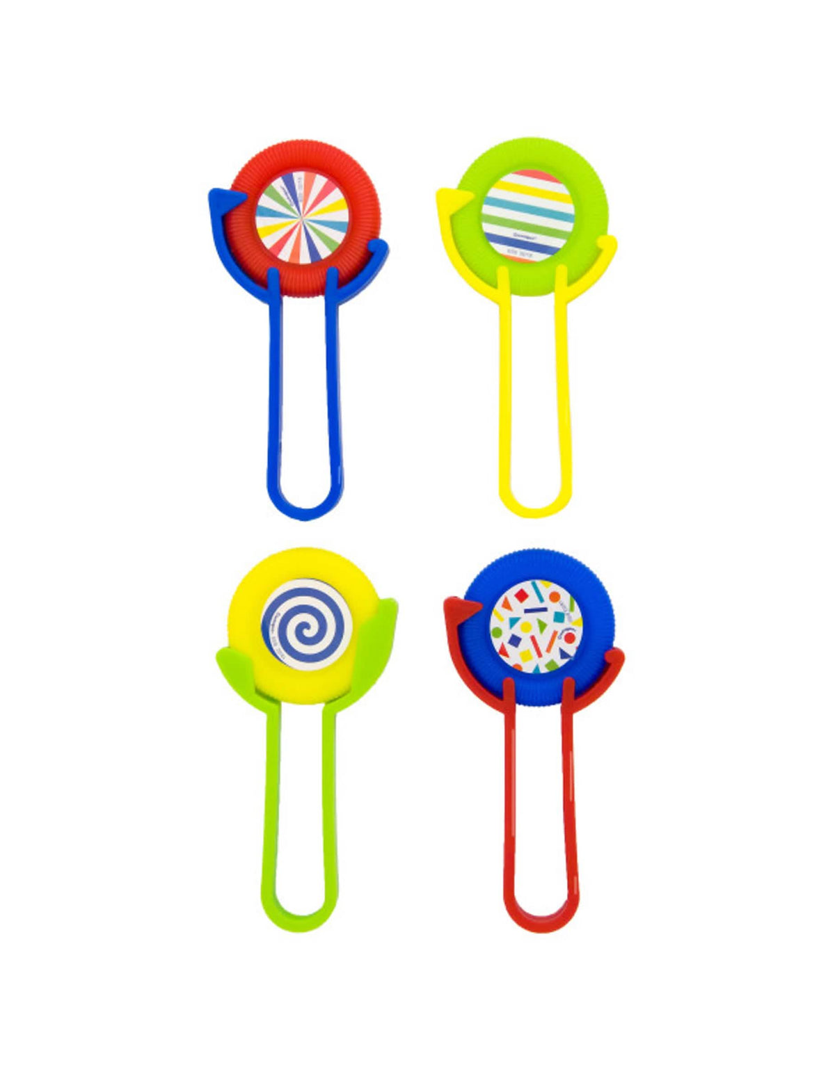 Pistola de disco acessórios piñata para criança lote de 4 multicolores em plástico