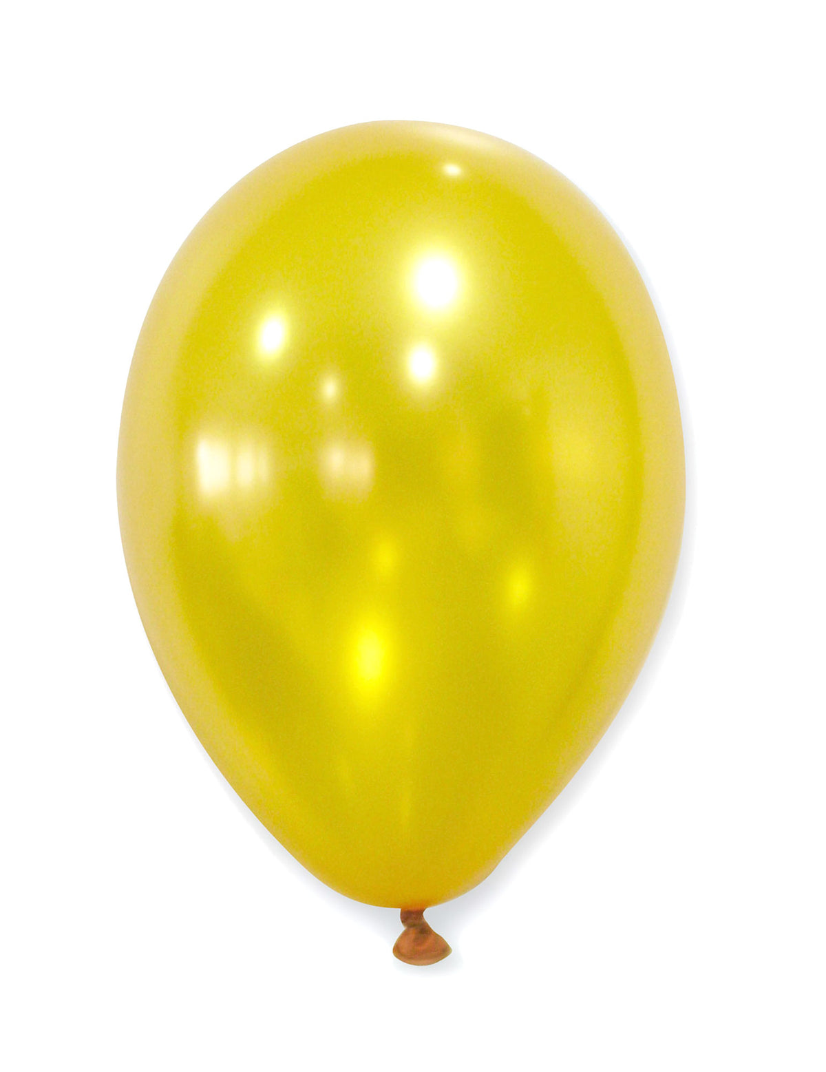 Ballons métallisés pour fête dorés