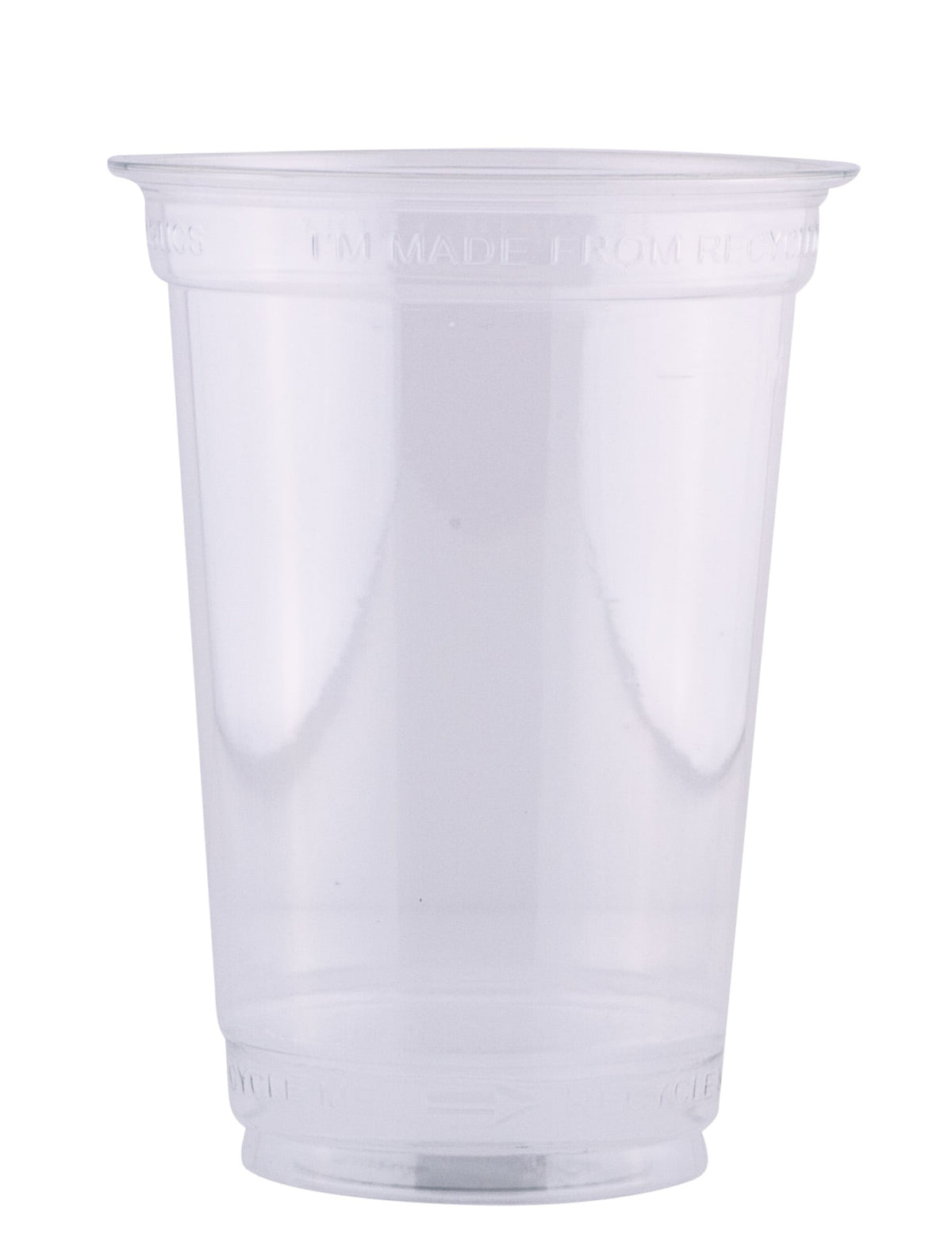Gobelets en rpet recyclables et écologiques pour vos fêtes transparents