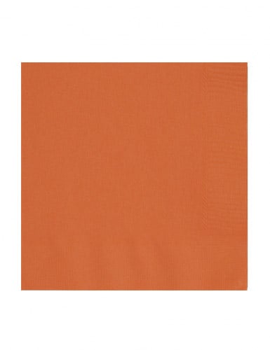 Serviettes en papier orange