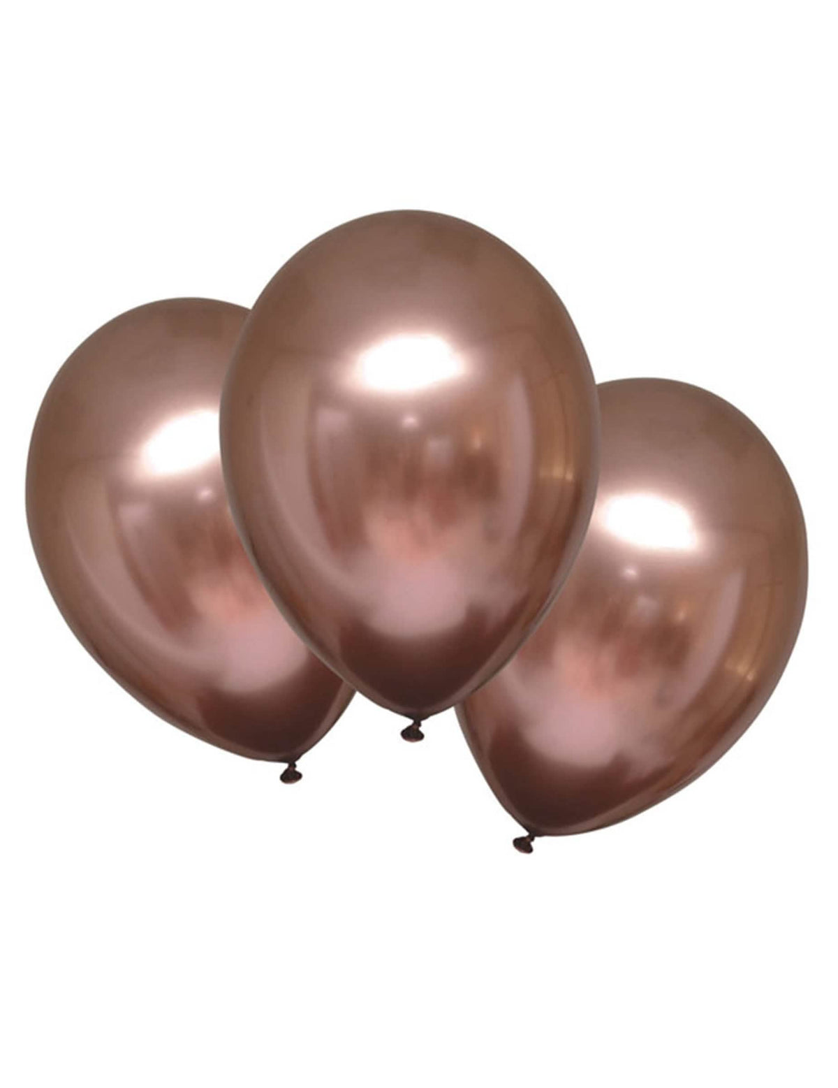 balões em látex acetinados para festa ouro rosa