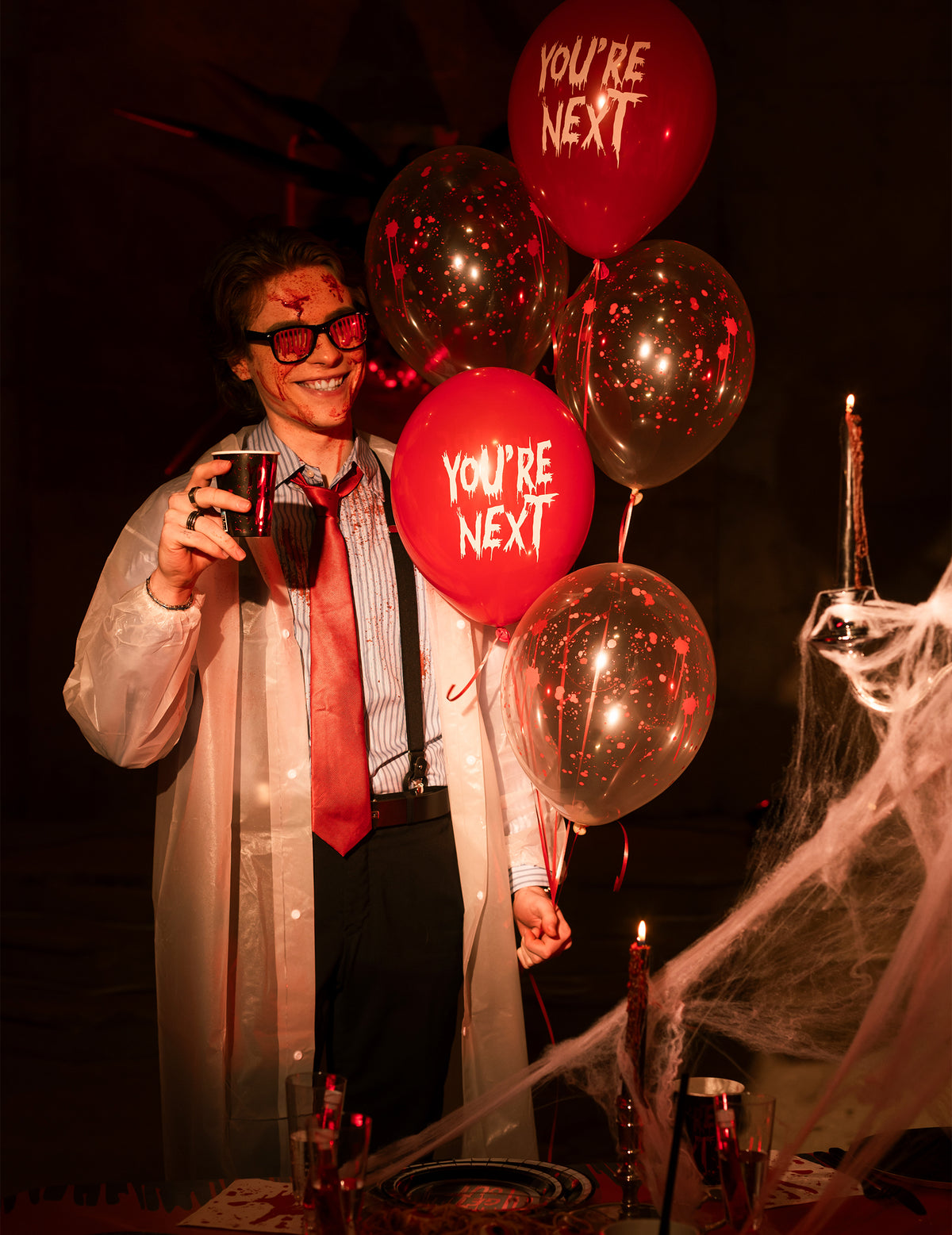 6 Ballons Latex You're next 30 cm