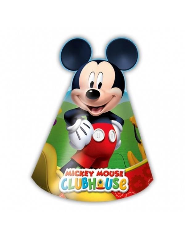 Chapeaux en carton Mickey Mouse pour enfant multicolores avec oreilles noires