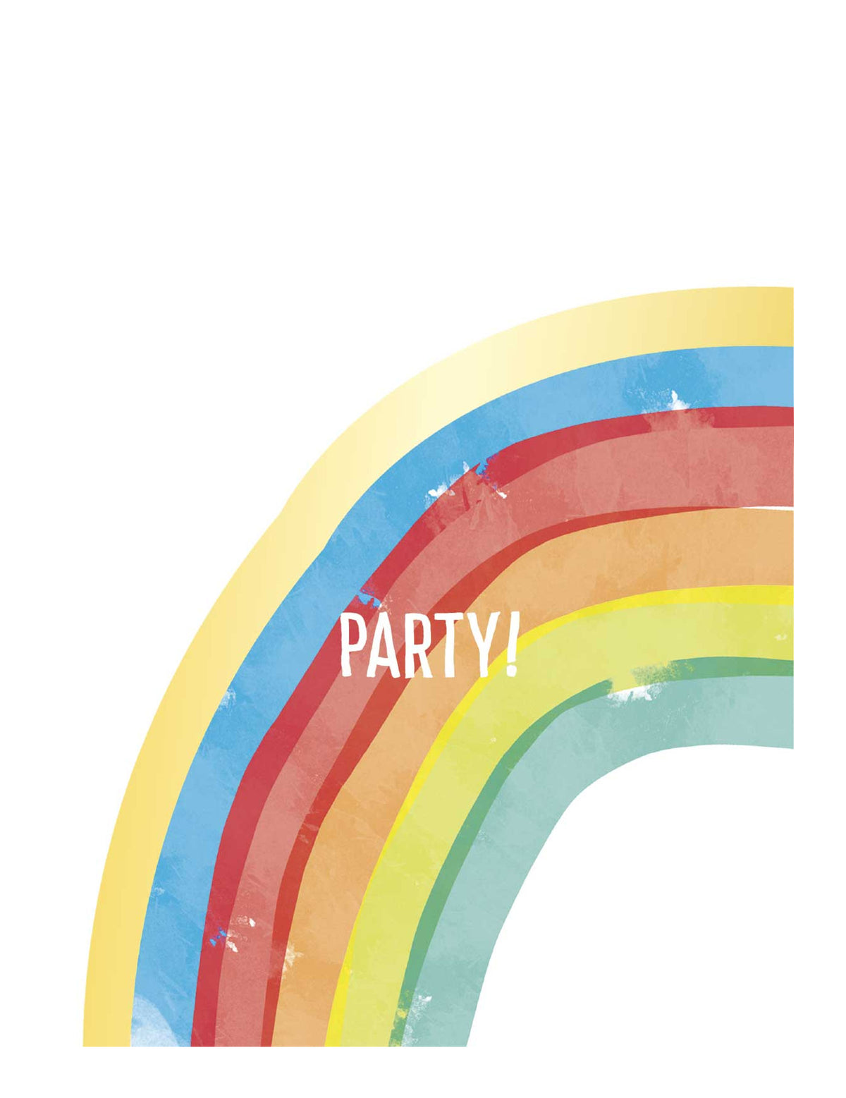 Sacos de festa rainbow party arco-íris multicoloridos