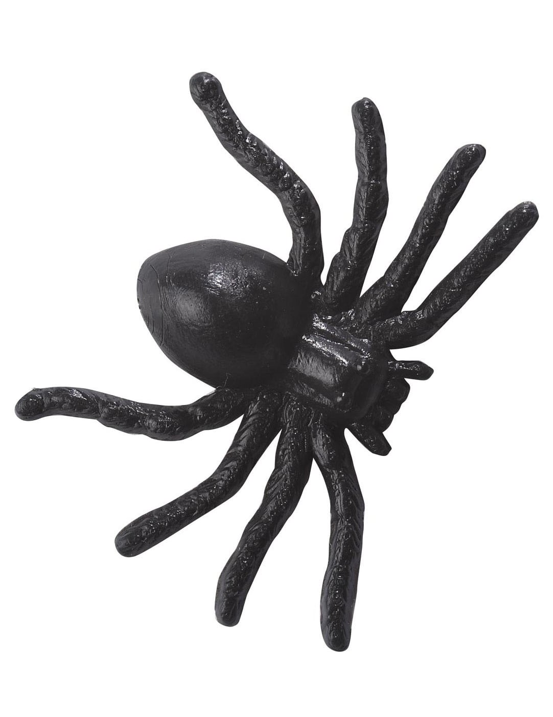 Lote de 60 aranhas falsas de halloween pretas