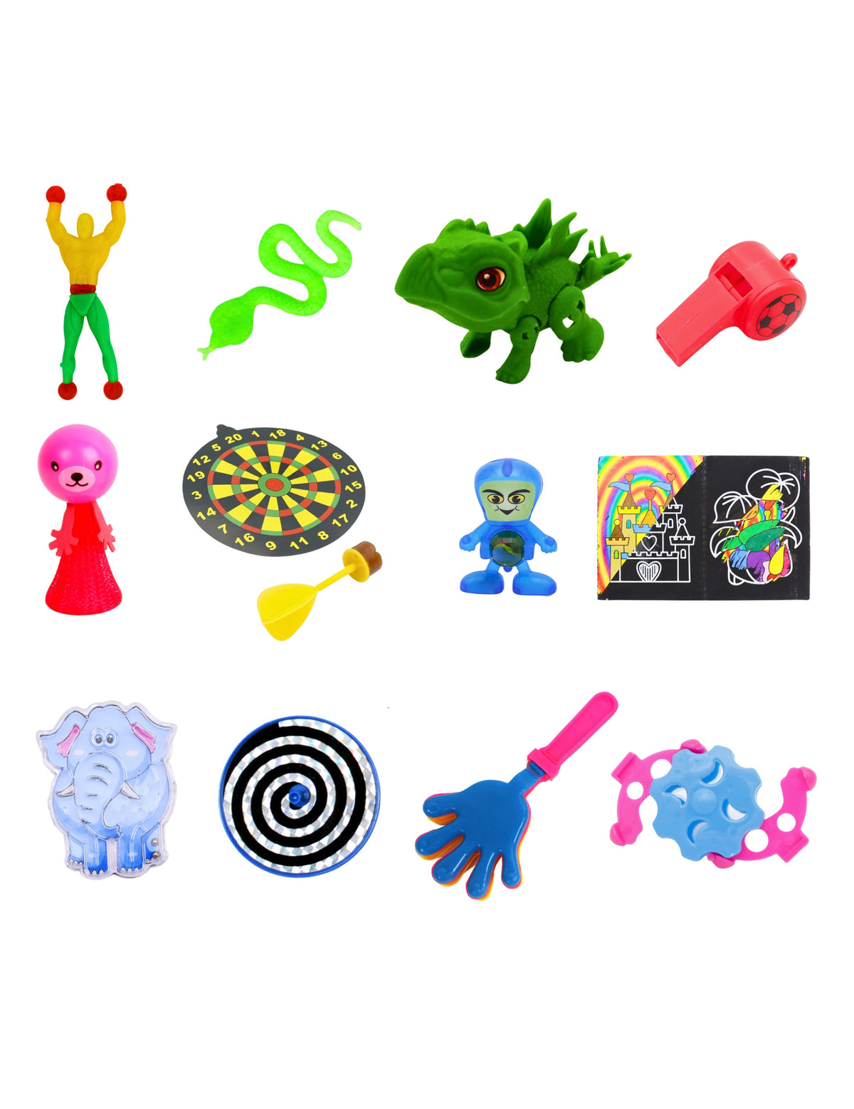72 brinquedos de quermesse sortidos