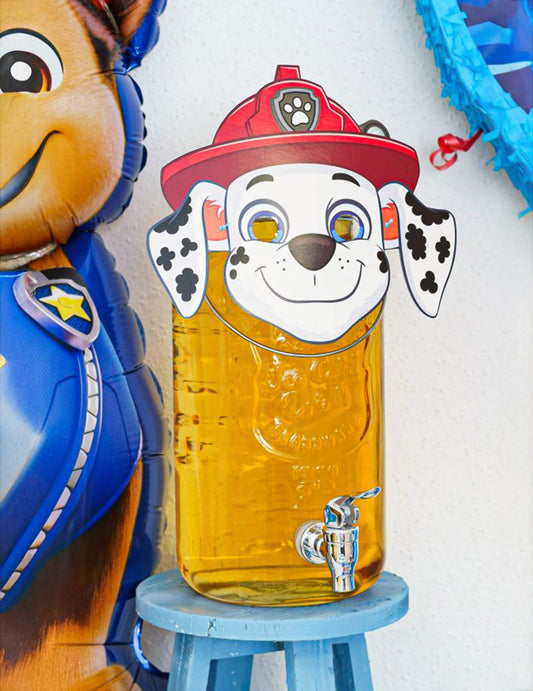 8 máscaras de cartão Marshall, Rubble, Chase e Rocky Patrulha Canina™