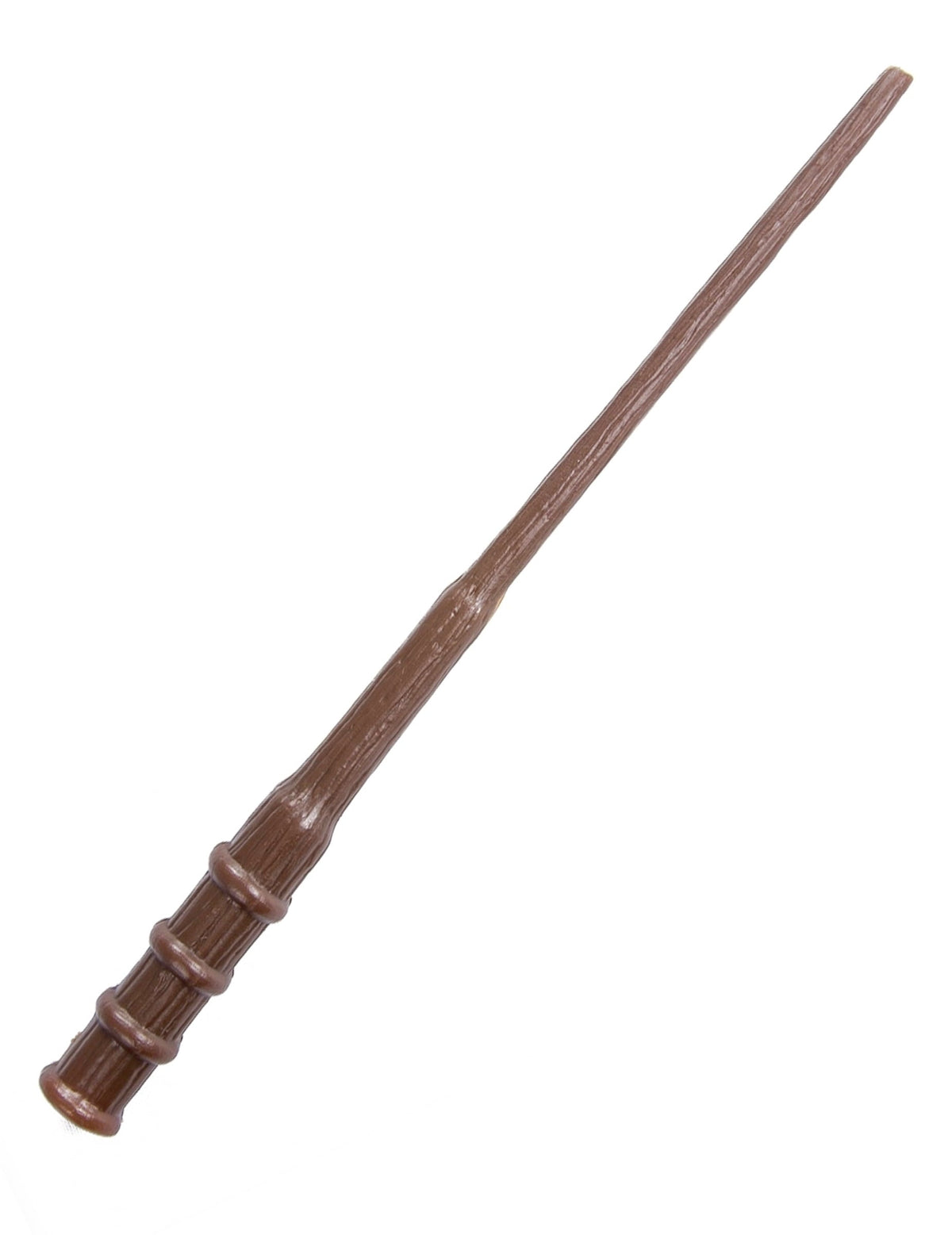 Baguette de sorcier pour enfant et adulte marron aspect bois