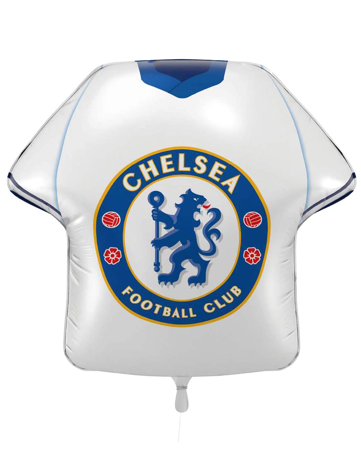 Balão de alumínio em forma de camisola do Chelsea Football Club 52 x 51 cm