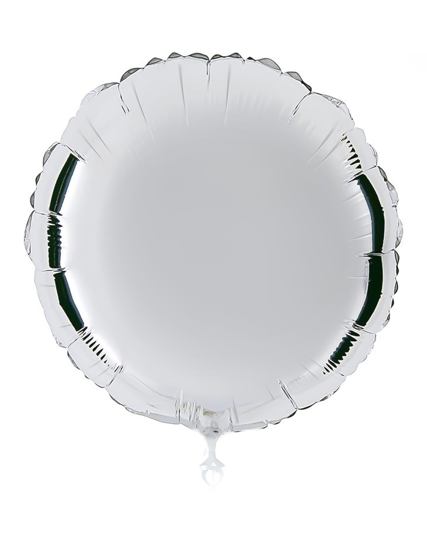 Balão de alumínio personalizável em branco 50 cm