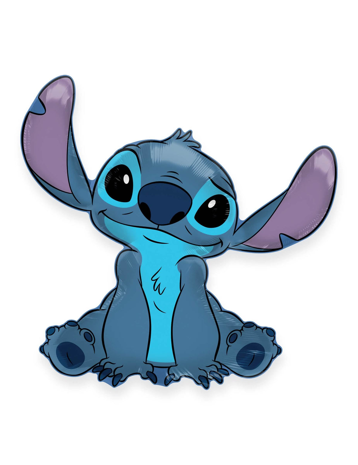 Balão de alumínio Stitch para criança azul