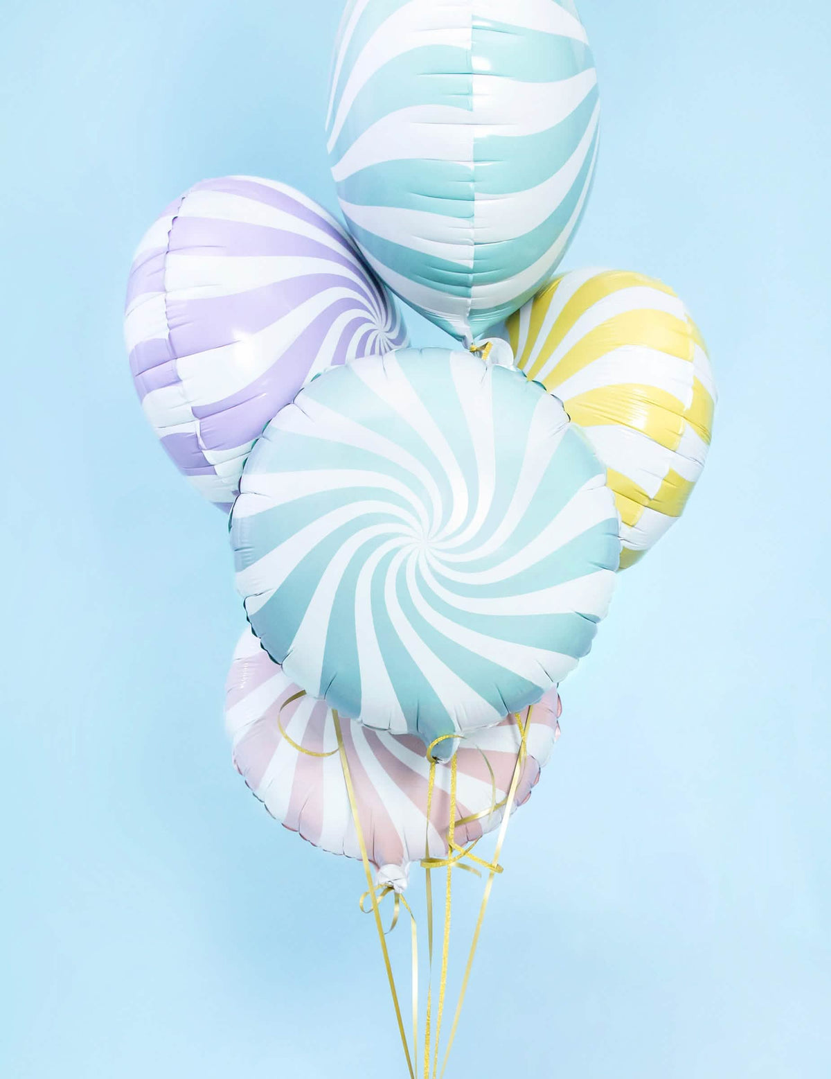 Balão de alumínio chupeta para decoração de festa turquesa e branco