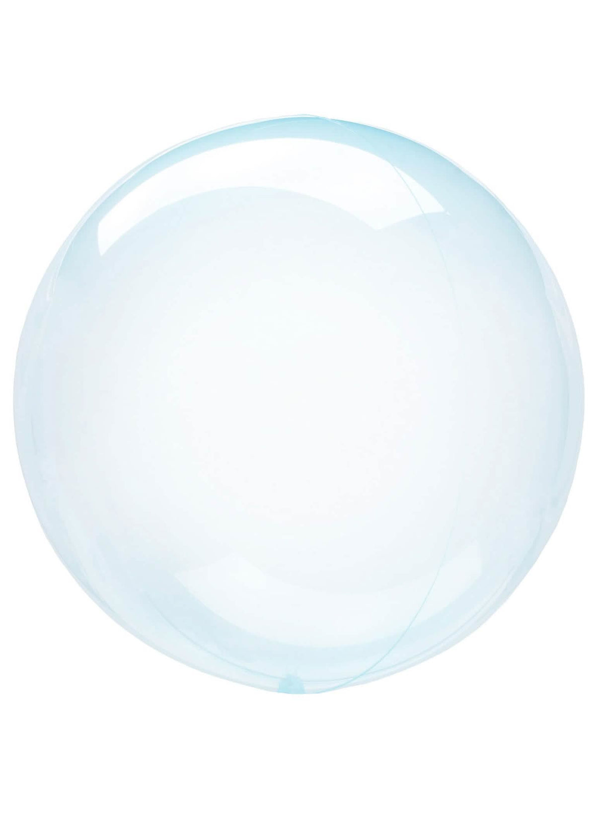 Ballon bulle cristal pour fête bleu