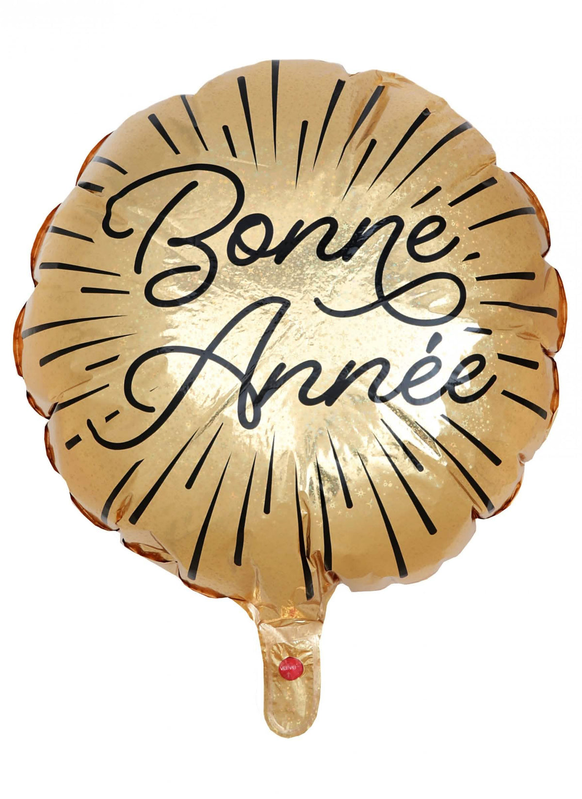 Balão de alumínio bom ano cintilante para festa cor dourado