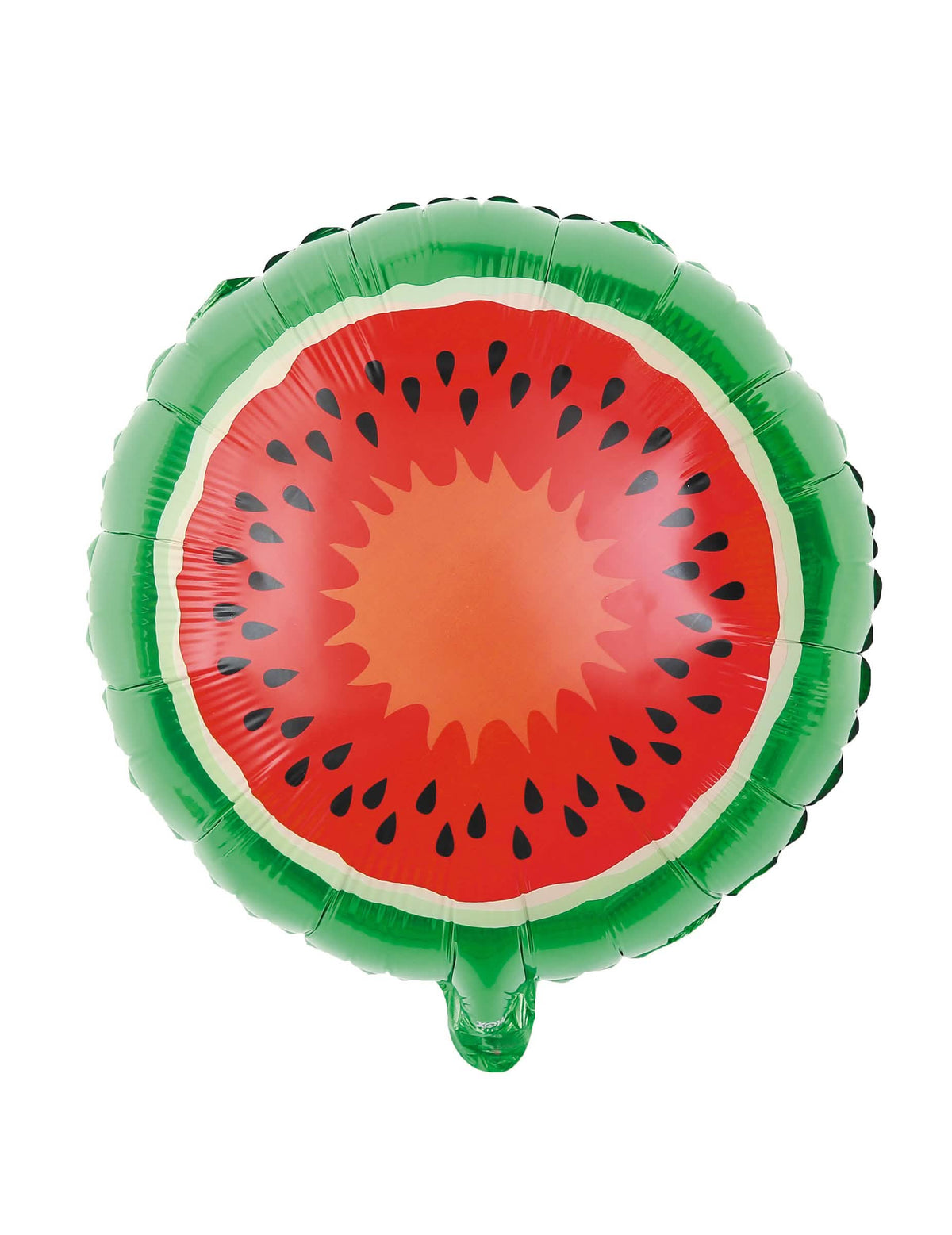 Balão de alumínio Tropicool de melancia para festa vermelho e verde