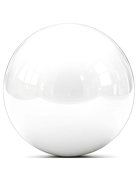 Balão gigante bola de espelho branco 200 cm