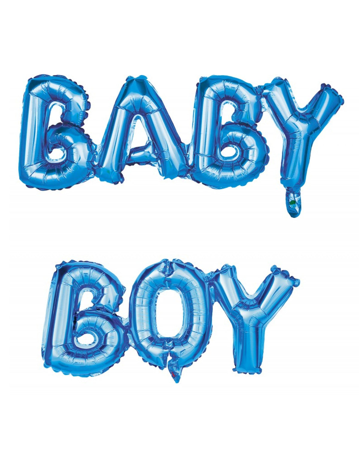 balões de alumínio letras baby boy para baby shower azul