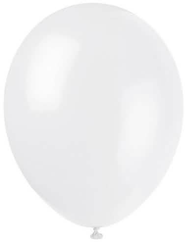 balões de festa para decoração brancos