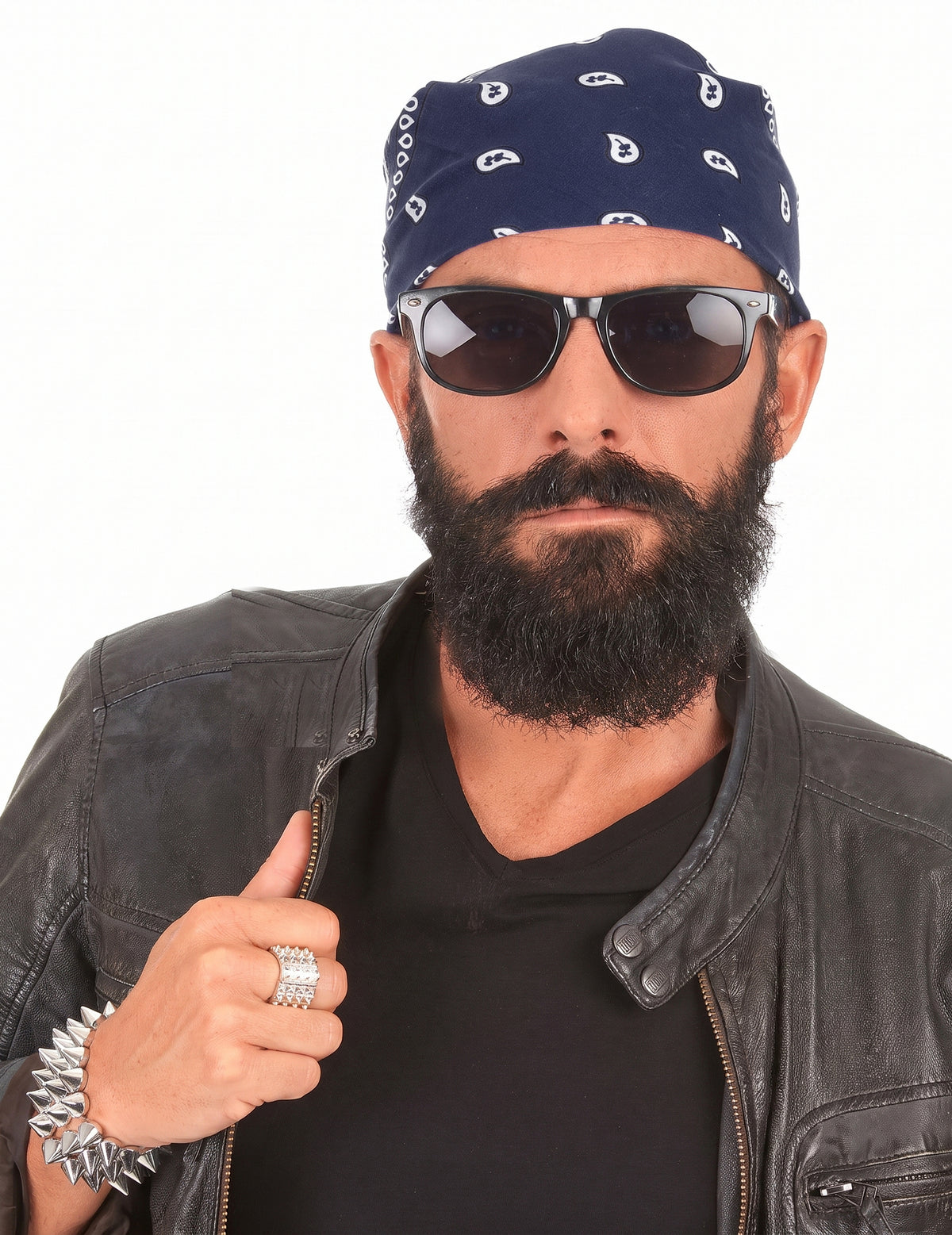 Bandana de cowboy azul