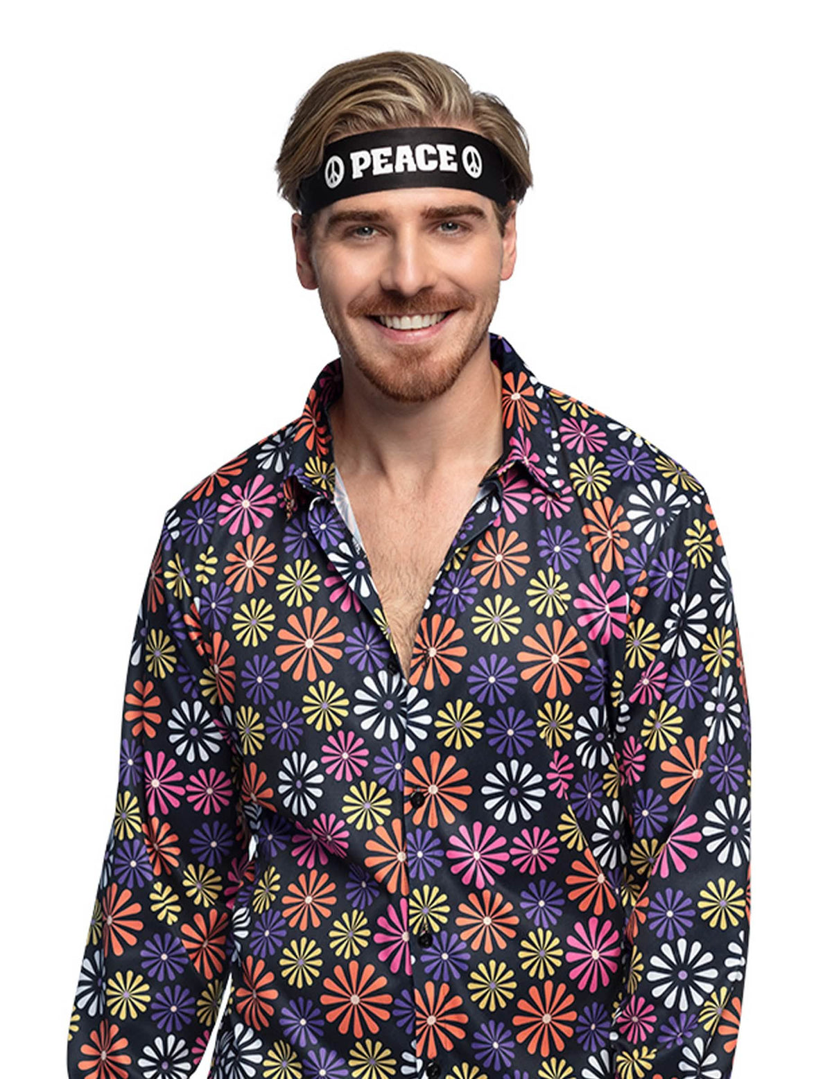 Retrato do modelo da bandolete Peace para adulto
