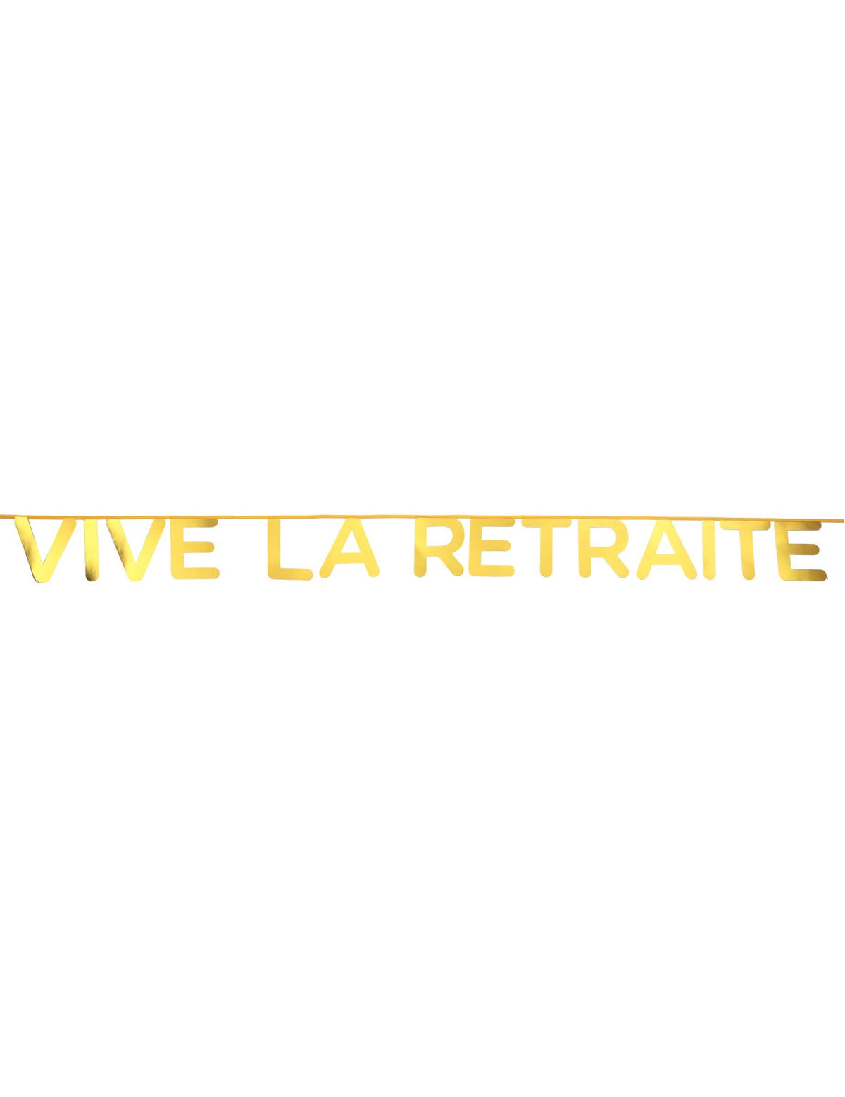 Banderola vive a reforma para decoração dourado metalizado