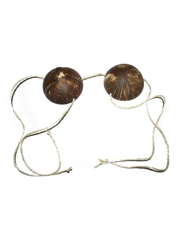 soutien-gorge de coco para mulher castanho natural