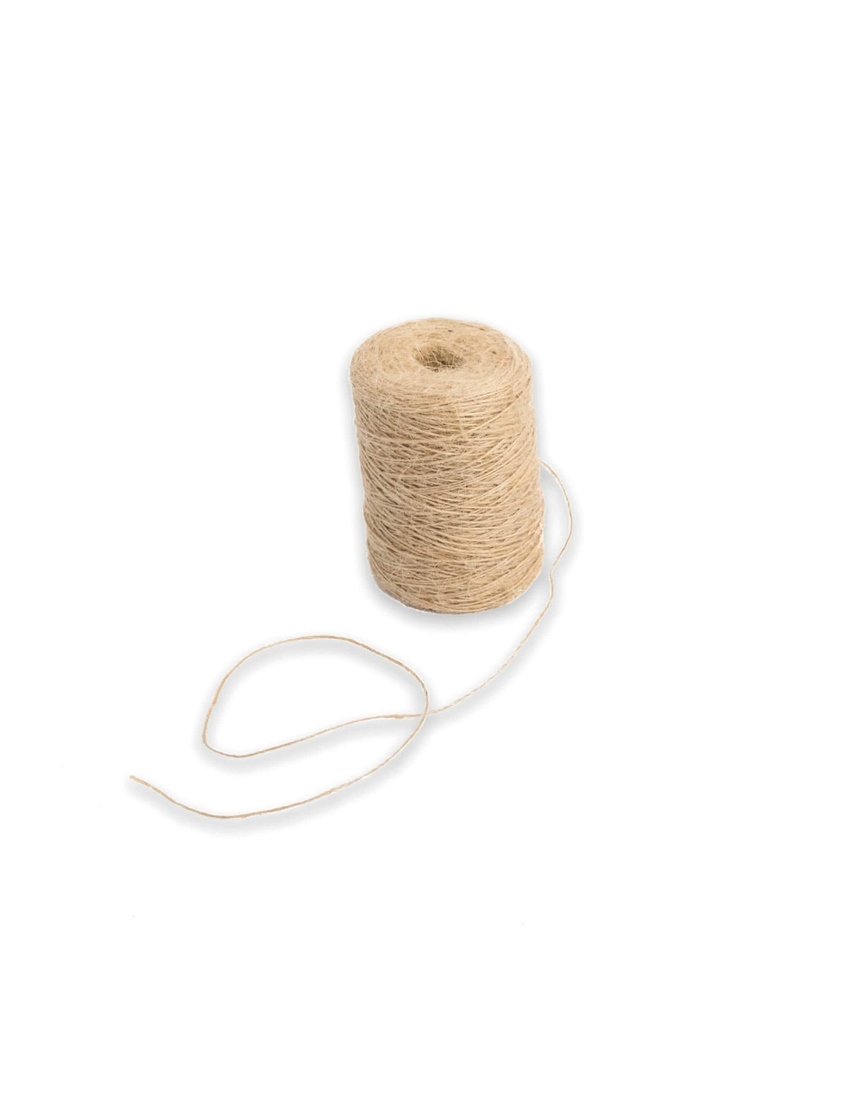 Bobine de cordelinha de decoração DIY para festa bege natural