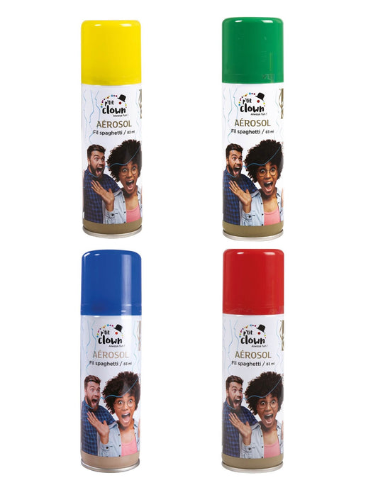 Spray serpentinas