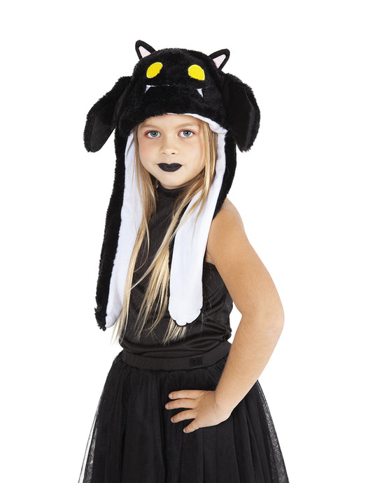 Gorro de morcego com orelhas móveis