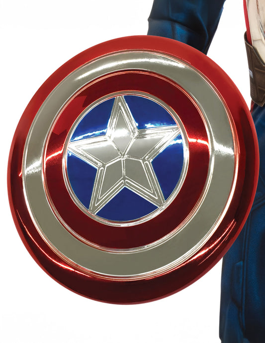 Escudo de plástico Capt-ptain America™ 30 cm criança