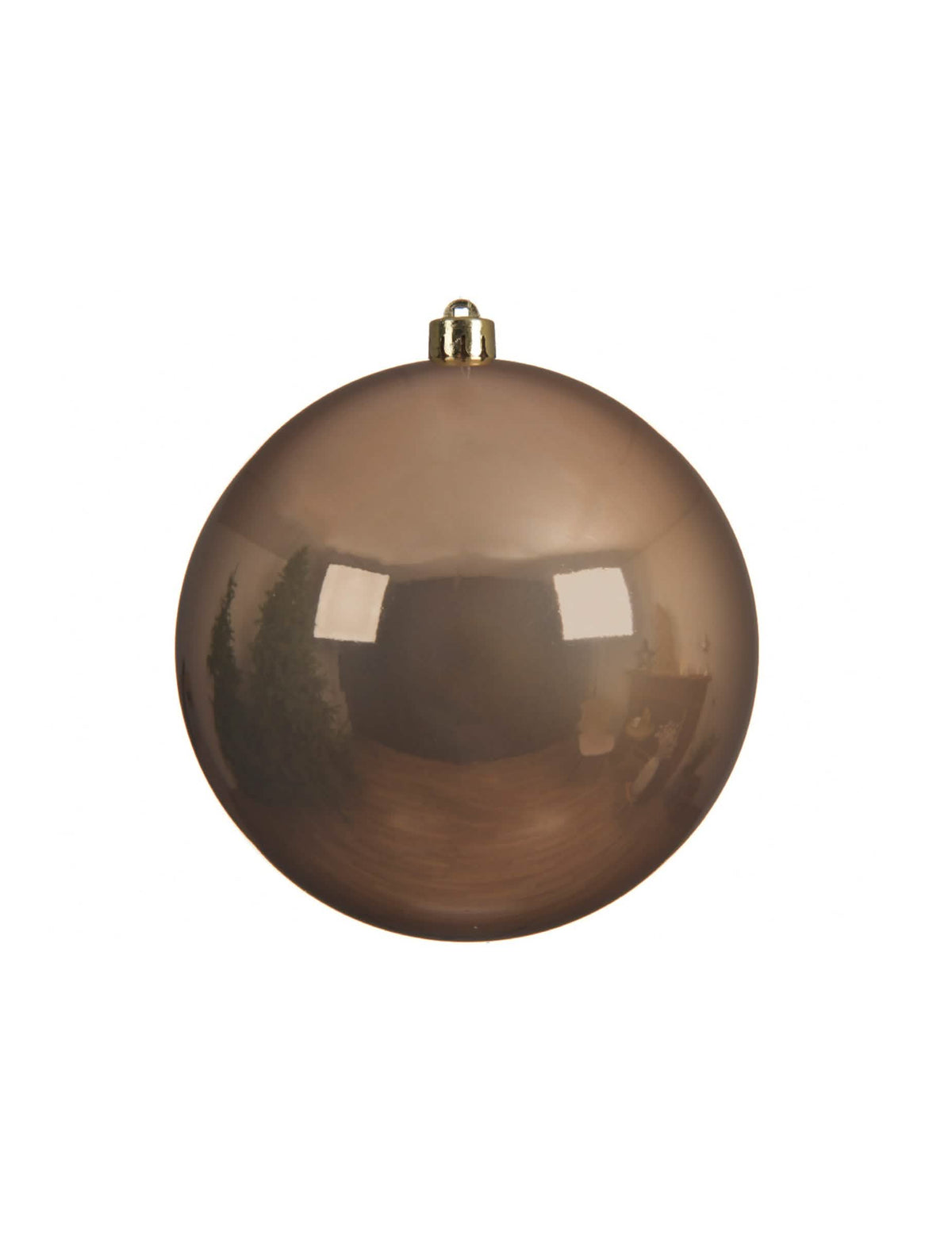 Bola de natal gigante âmbar brilhante