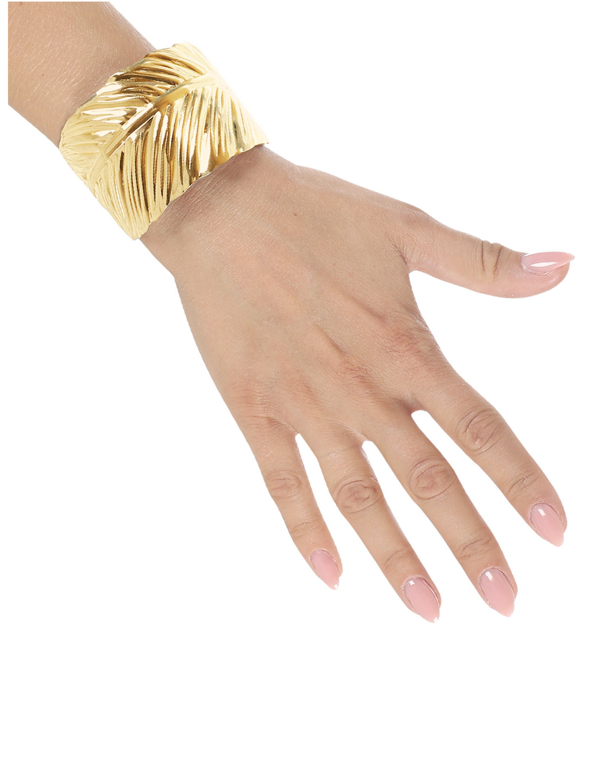 Pulseira folhas douradas para adulto dourado