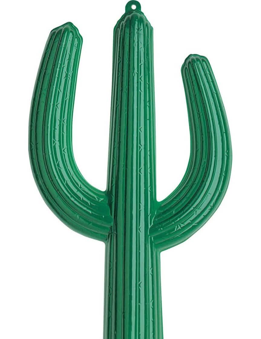 Cacto tema mexicano para decoração de festa verde