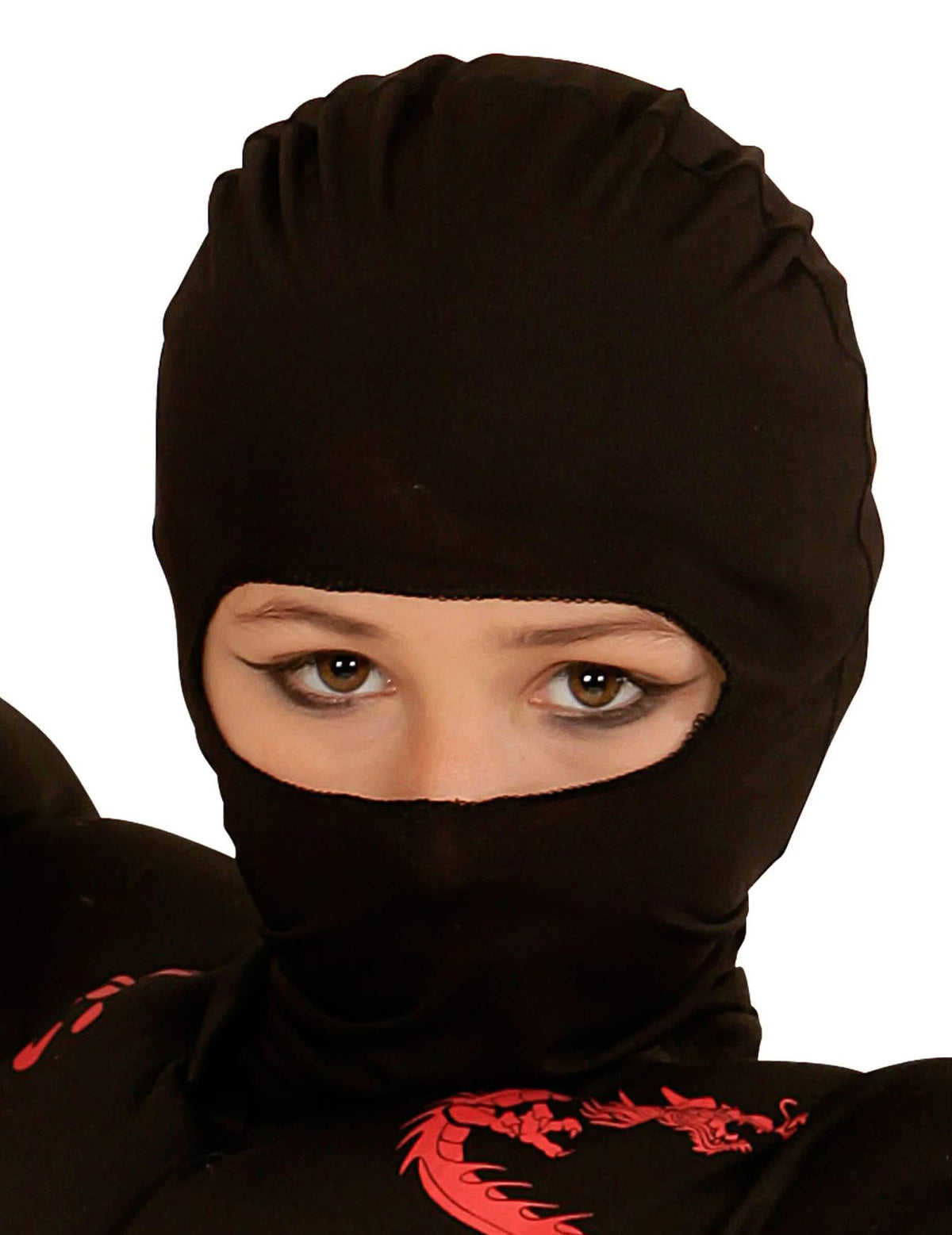 Cagoule ninja pour enfant noire