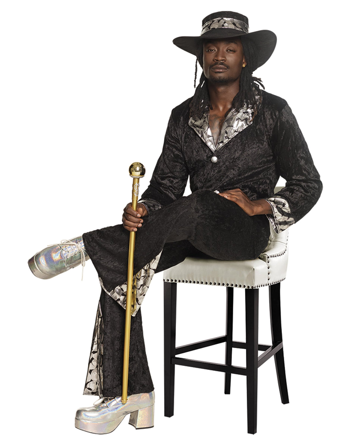 Mise en situation de la canne dandy pimp
