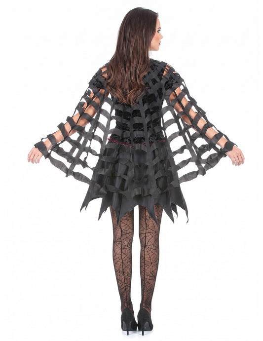 Capa aranha mulher Halloween