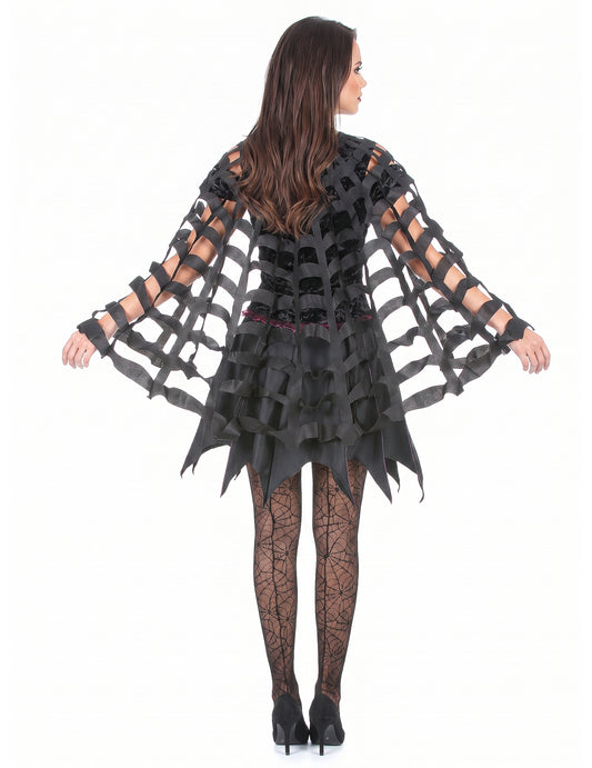 Capa aranha mulher Halloween