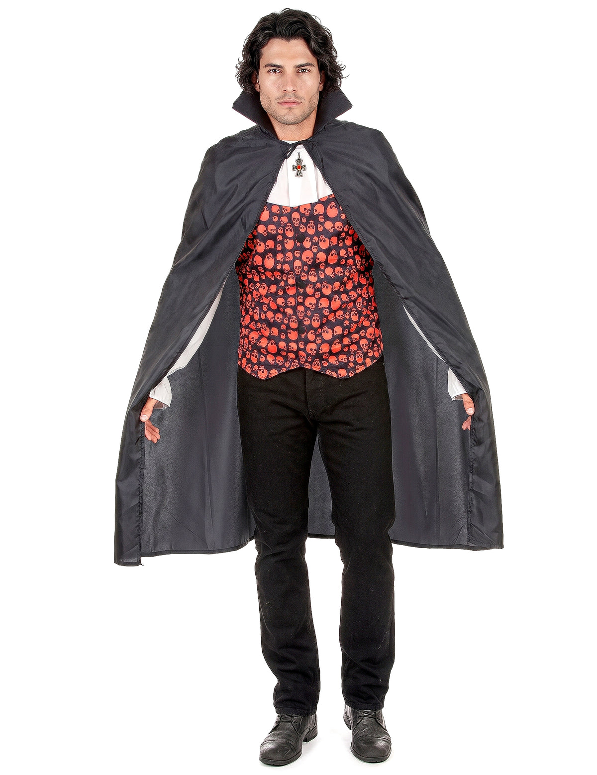 Capa de Drácula Halloween homem