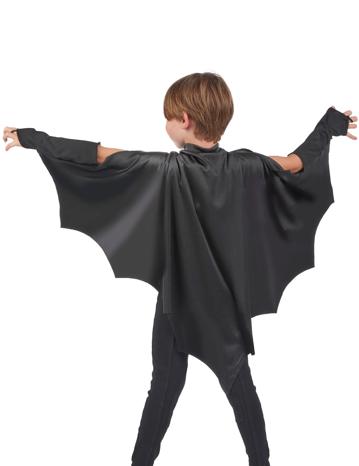 Vue de dos de la cape vampire chauve-souris pour enfant