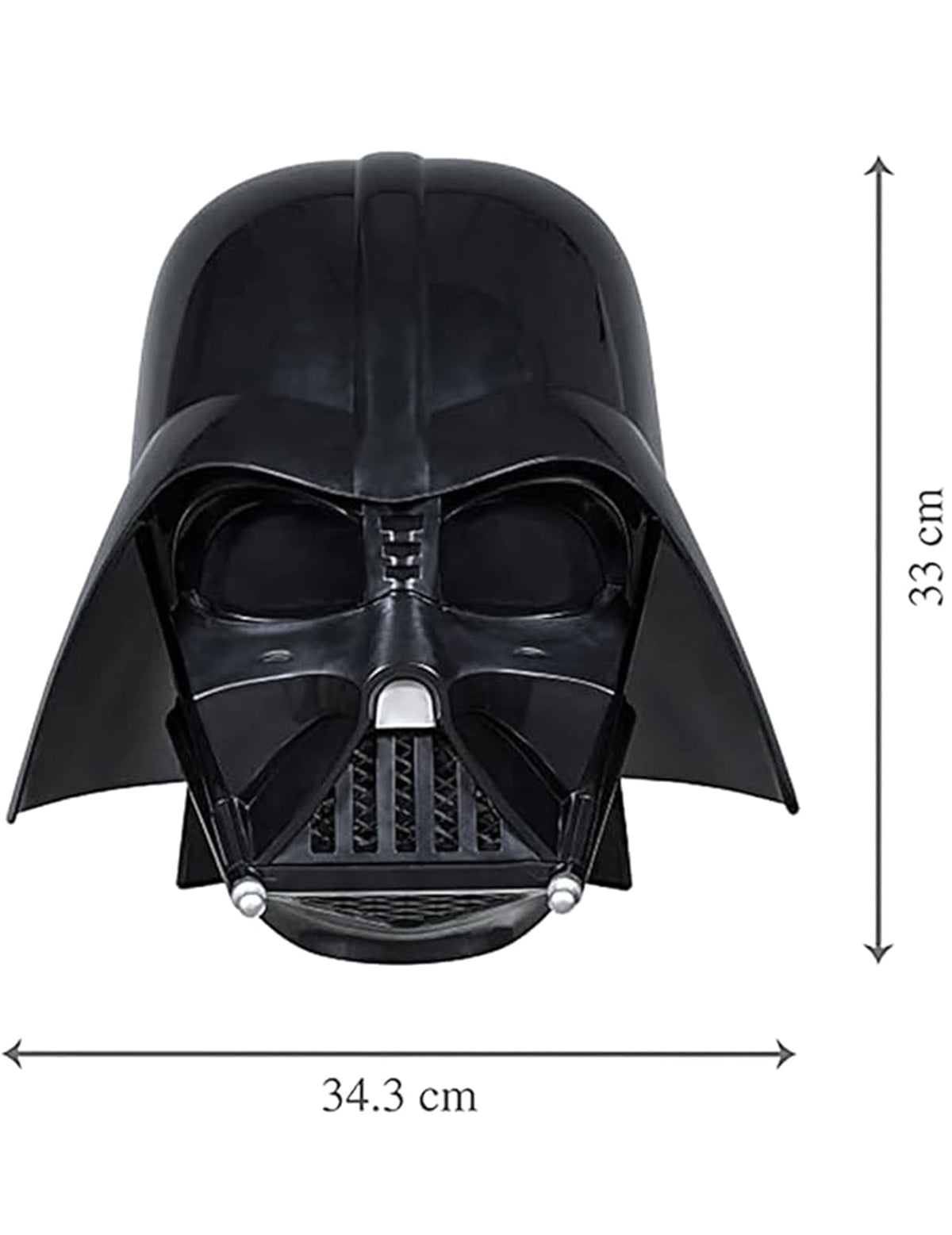 Dimensions du casque collector Dark Vador Star Wars