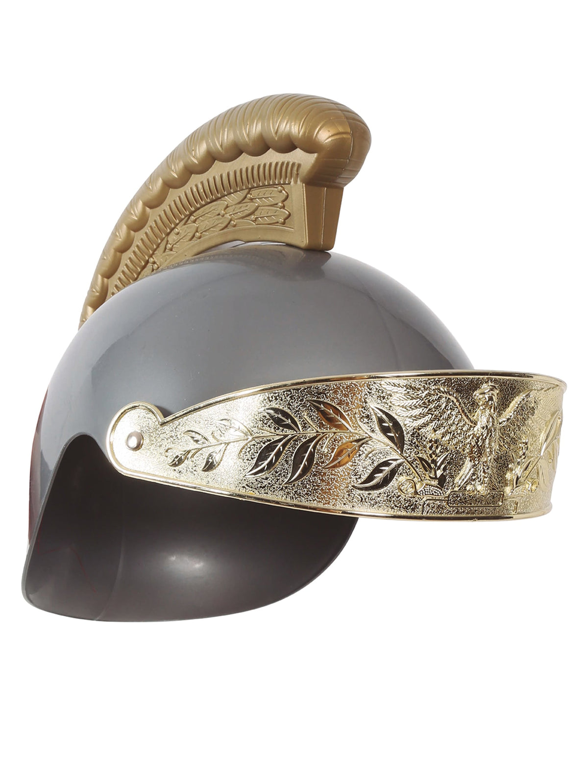 Vue de profil du casque romain pour enfant