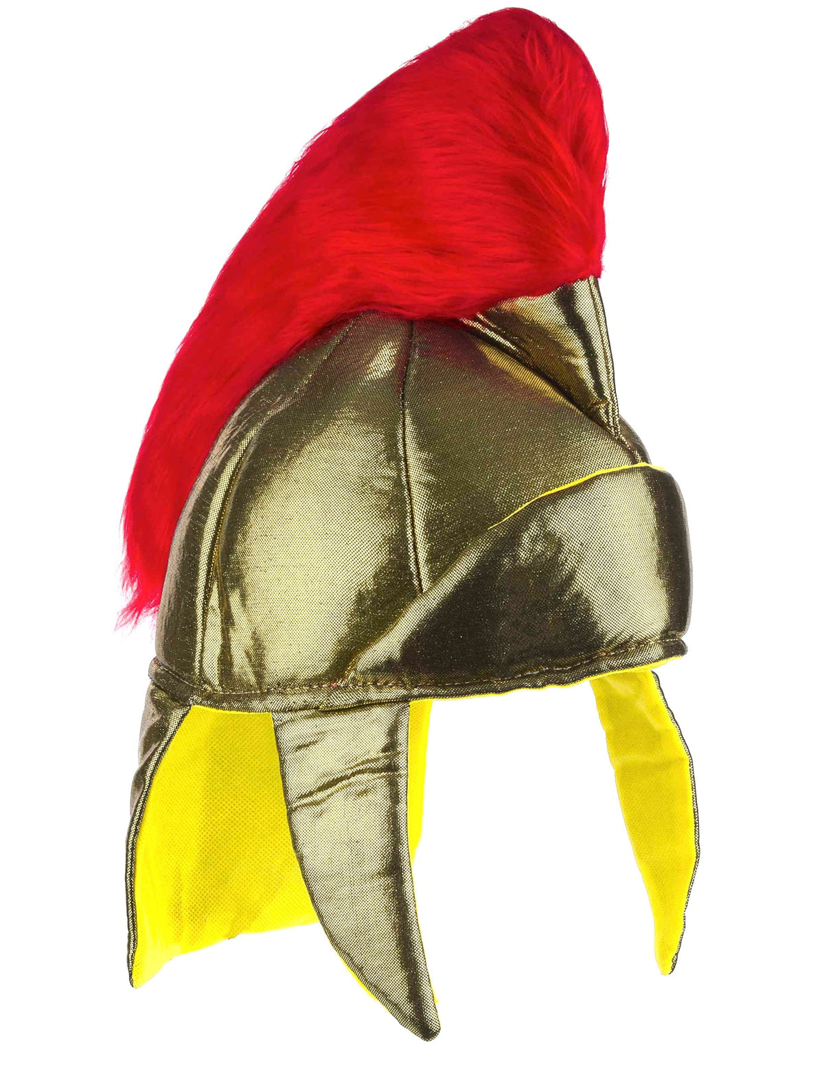 Vue de profil du casque romain souple