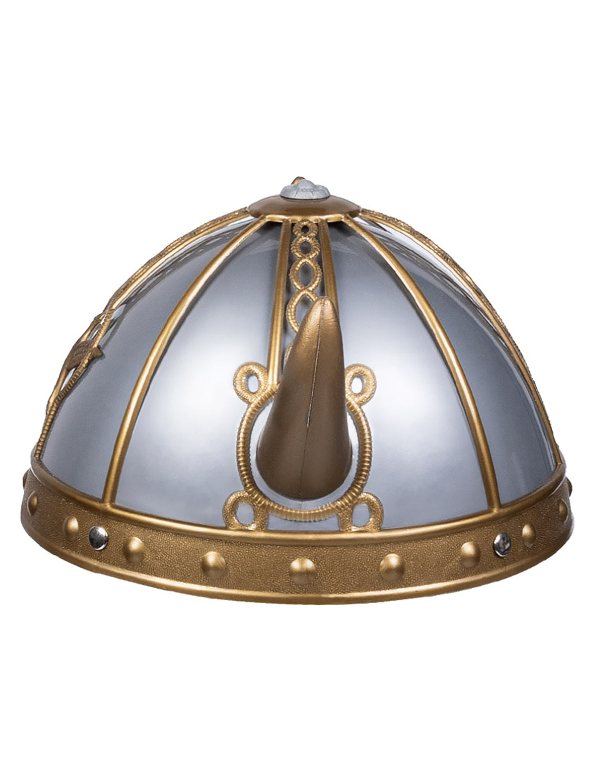 Vue de profil du casque viking pour enfant